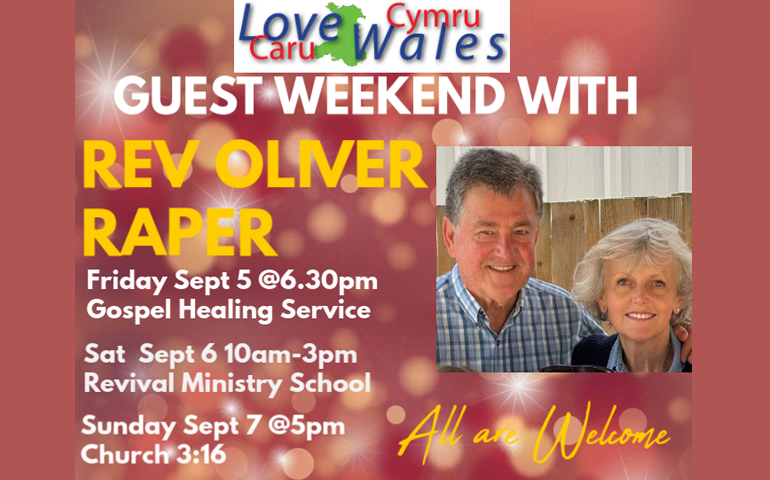 Weekend with Rev Oliver Raper